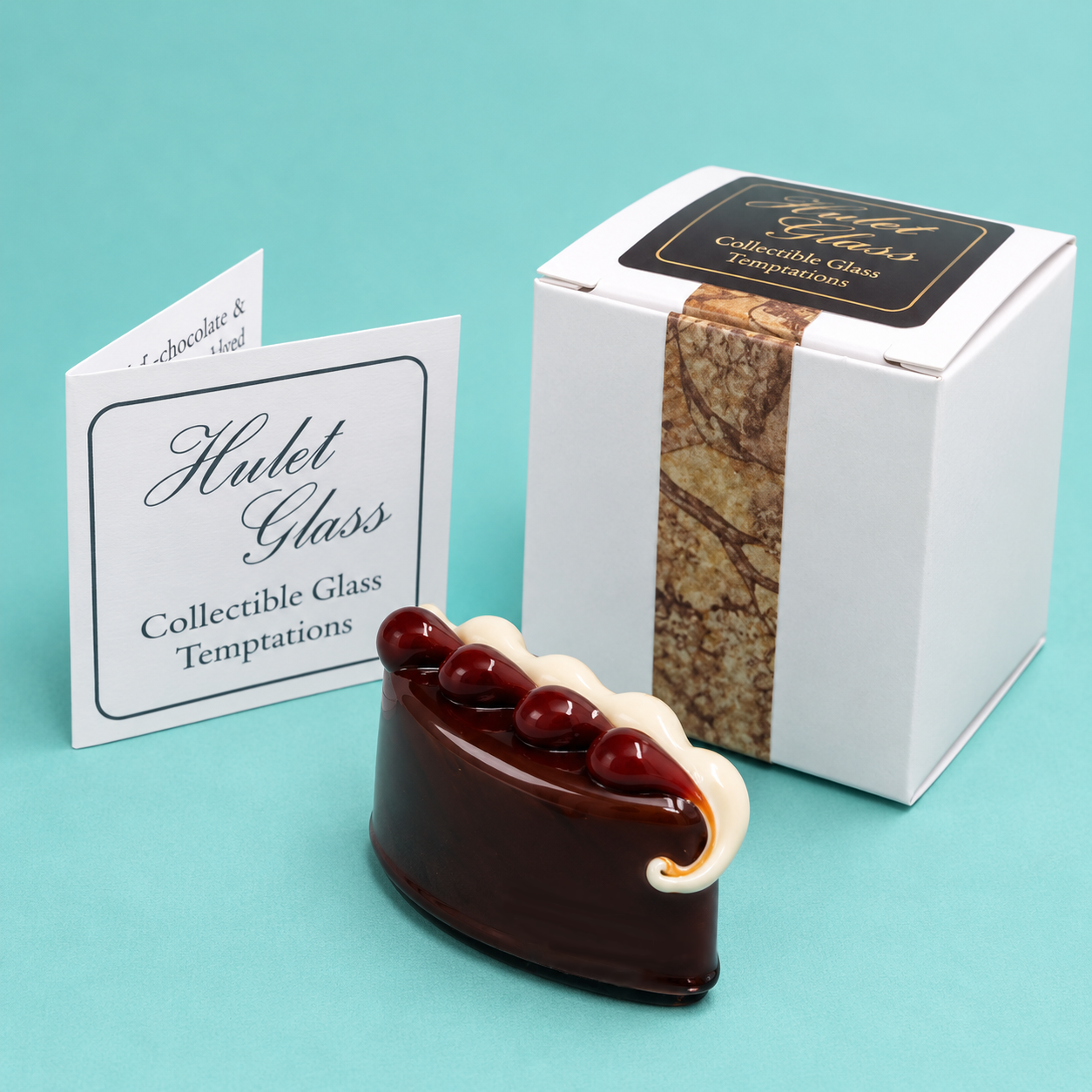 Chocolate with Caramel & Vanilla Fern Design