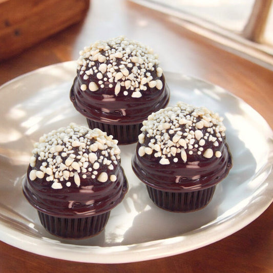 Dark Chocolate Mini Cupcake Truffle with Nuts (27-103C)