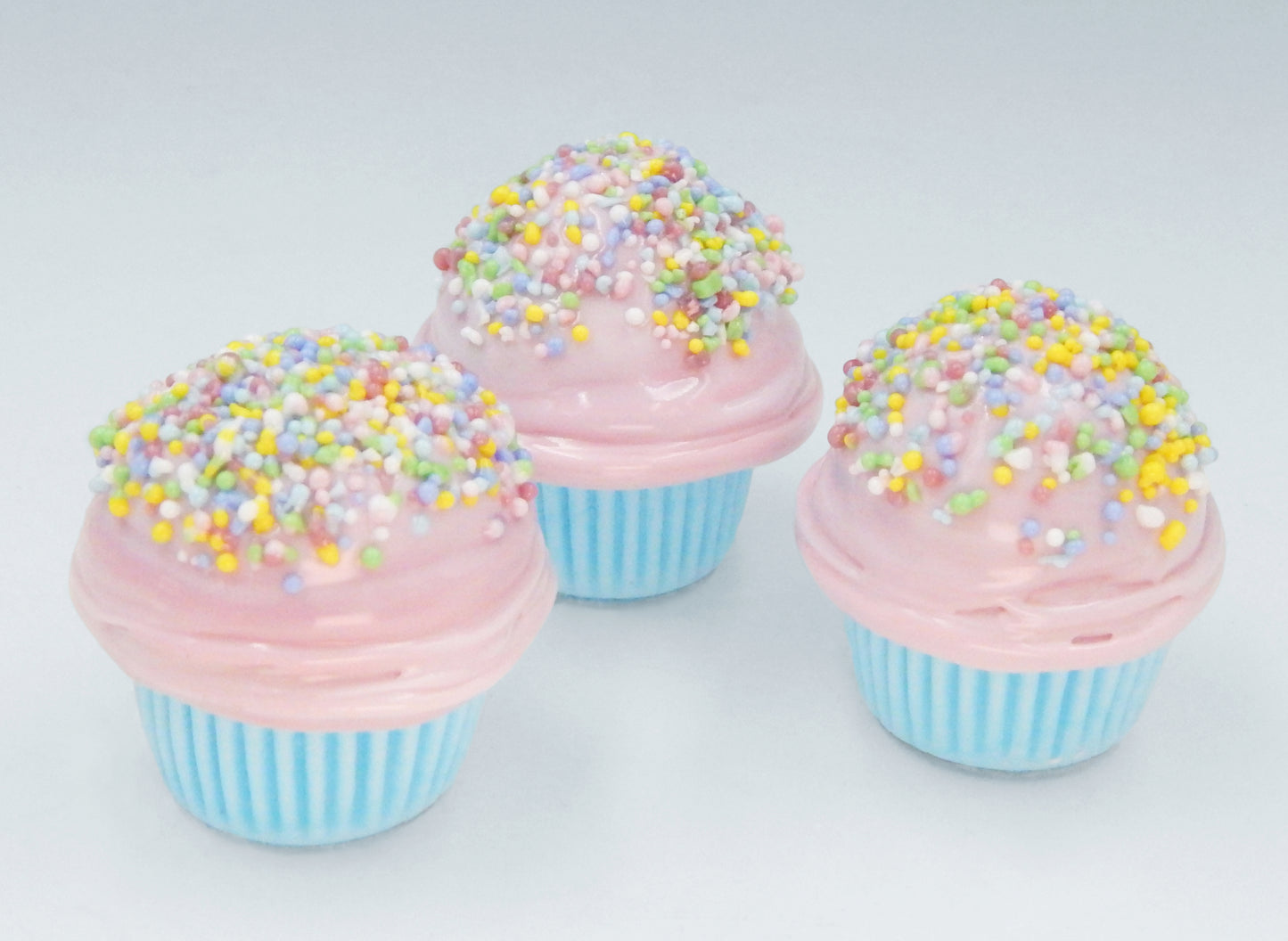 Art Glass Pastel Sprinkles Mini Cupcake Truffles (27-123+)