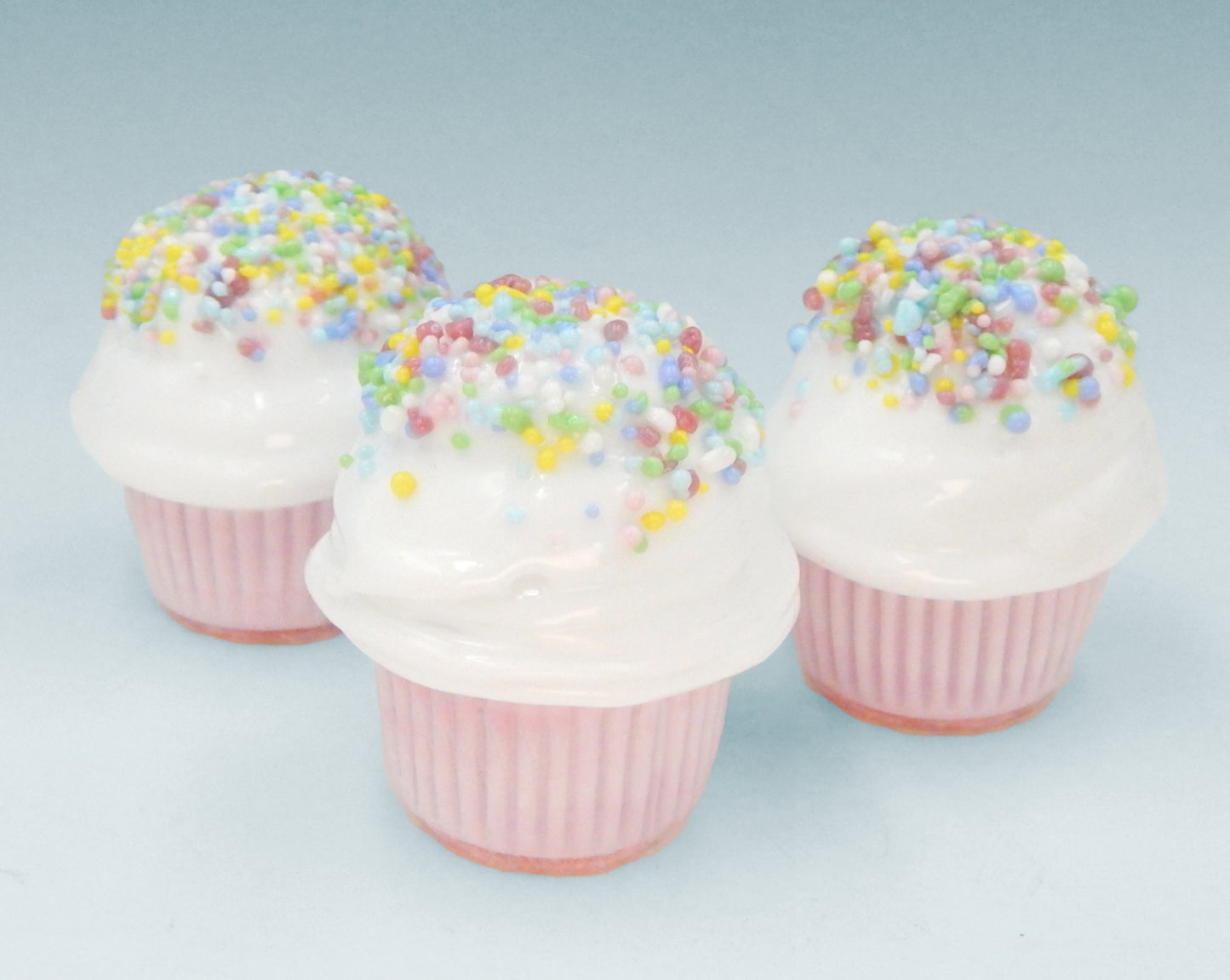 Art Glass Pastel Sprinkles Mini Cupcake Truffles (27-123+)