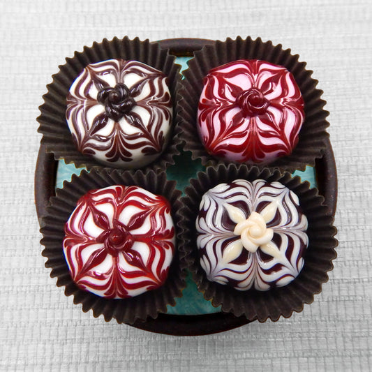Art Glass Treats with Embellished Design #2 (18-132+)