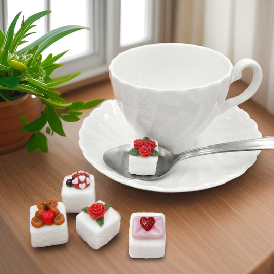 Valentine Glass Sugar Cubes - Assorted Designs (SC12-200+)