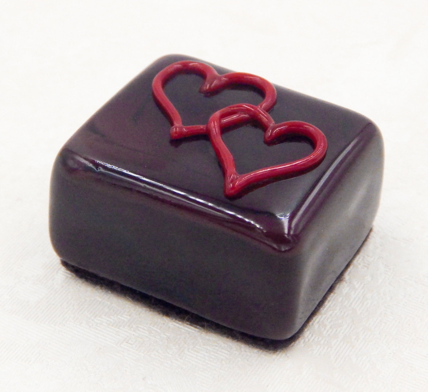 Chocolate Treats with Creamy Double Hearts - Assorted Colors (14-015+)
