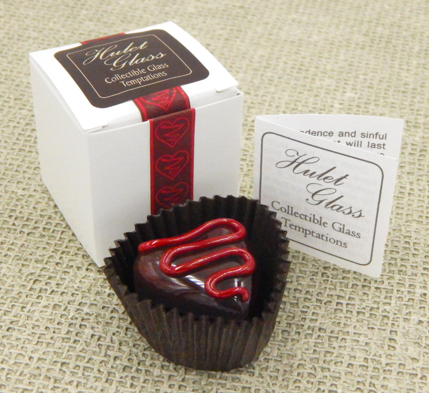 Heart-Shaped Chocolate Treats with Drizzles of Creamy Frosting - Assorted Colors (14-059+)