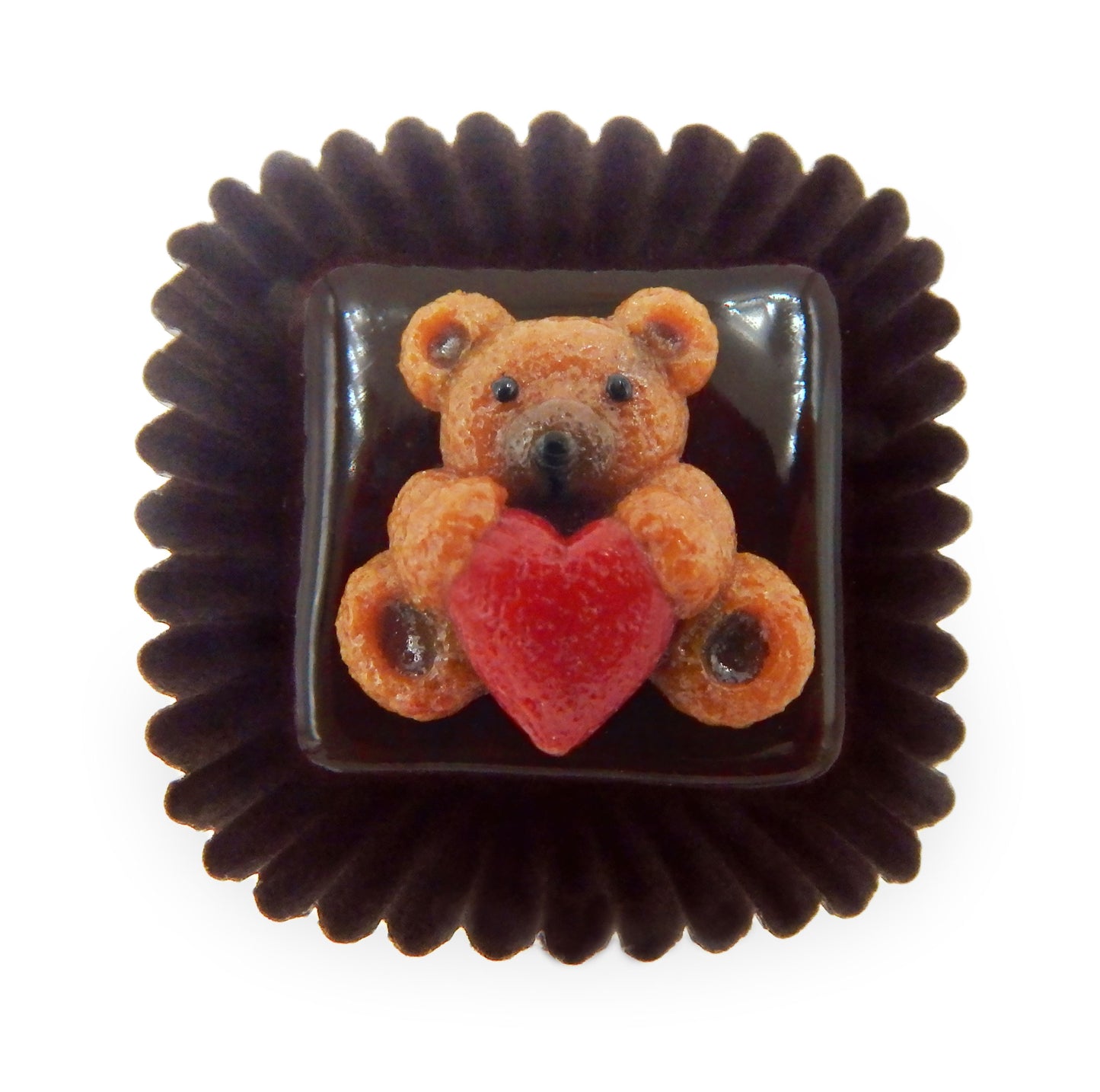 Teddy Bear with Heart Chocolate (14-062C)
