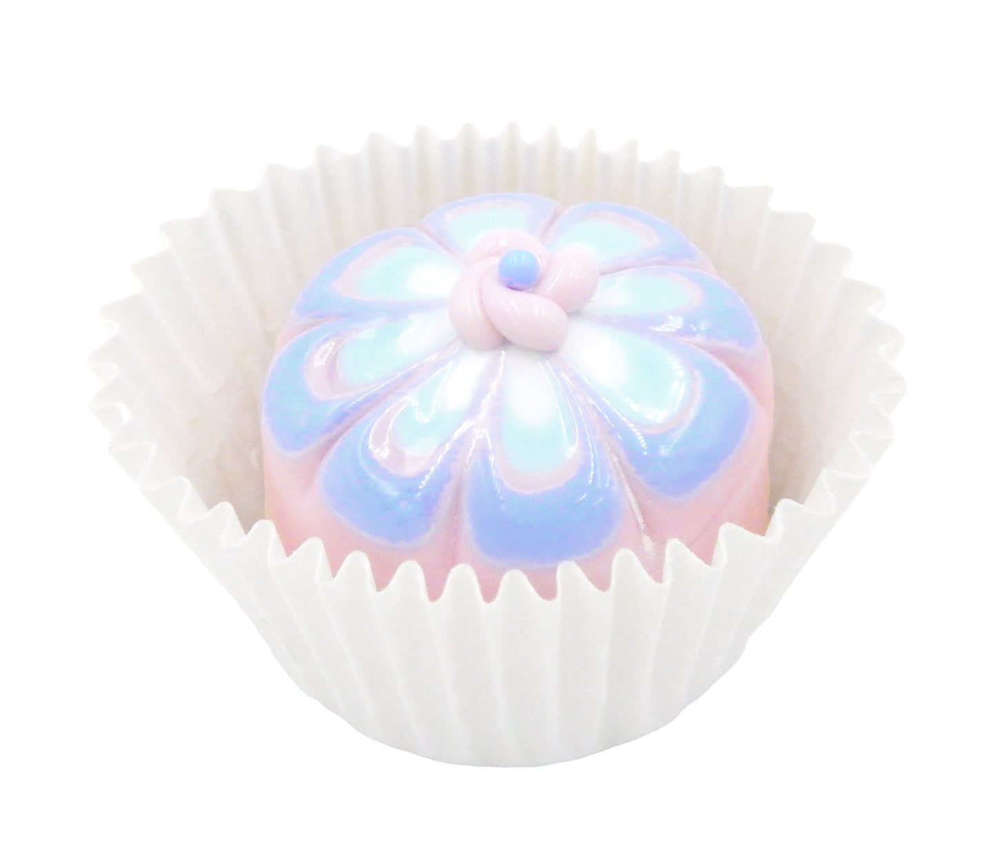 Strawberry, Berry Blue & White Chocolate Handmade Cosmos Treat (15-041SW)