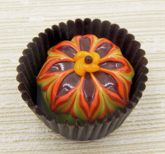 Pistachio, Orange & Chocolate Handmade Aster Treat (15-051PC)