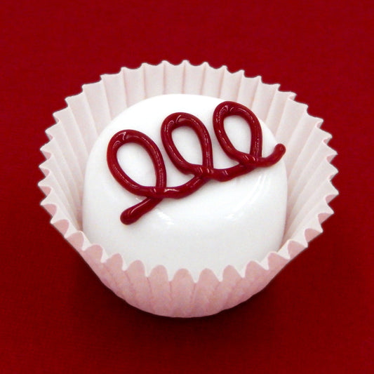 White Chocolate Treat with Cherry Loops (16-021WH)
