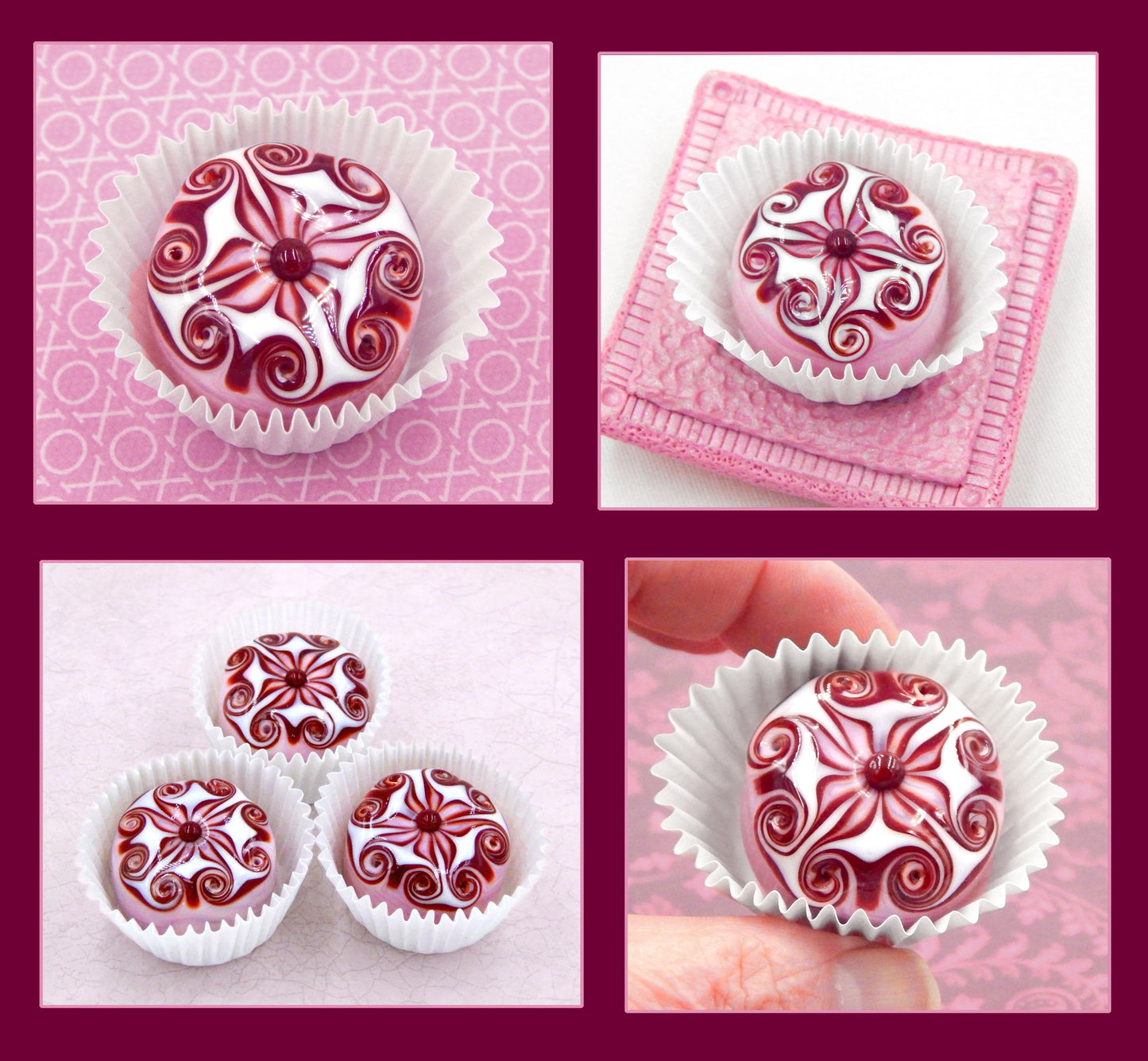 Strawberry, Cherry & White Chocolate Anemone (18-018SHW)