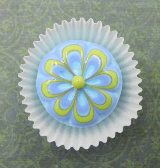 Pastel Blue Flower Treat (18-022BUP)