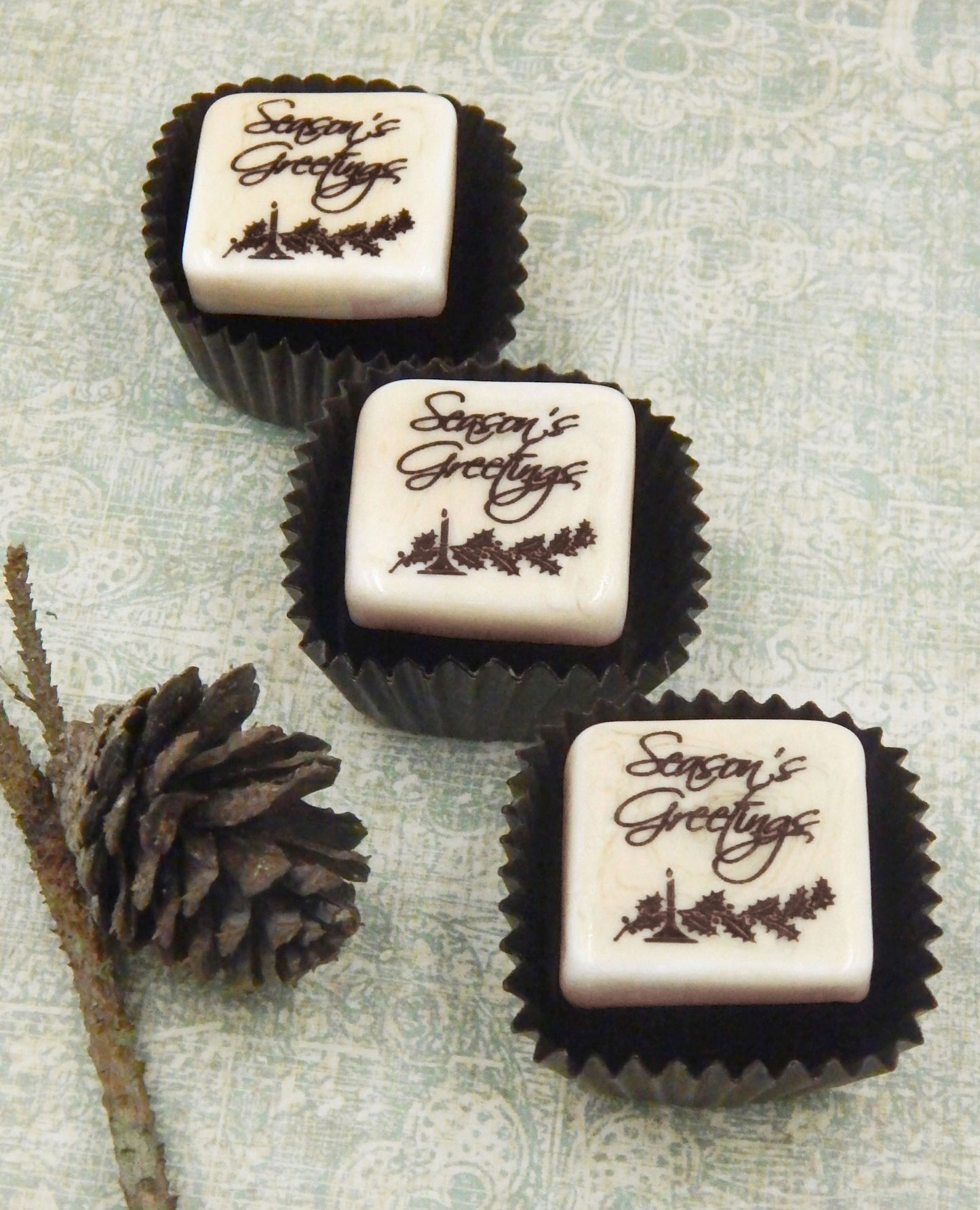 Art Glass Christmas Chocolate (20-600+)