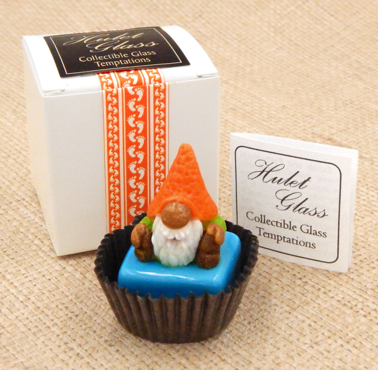 Gnome with Orange Hat Petit Four (22-301Q)