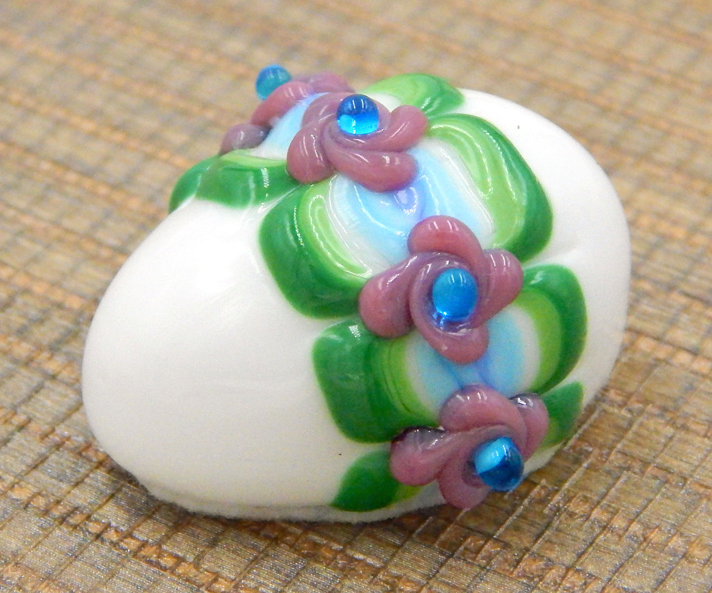 Chocolate Decorated Easter Egg with Flower Band (24-029+)