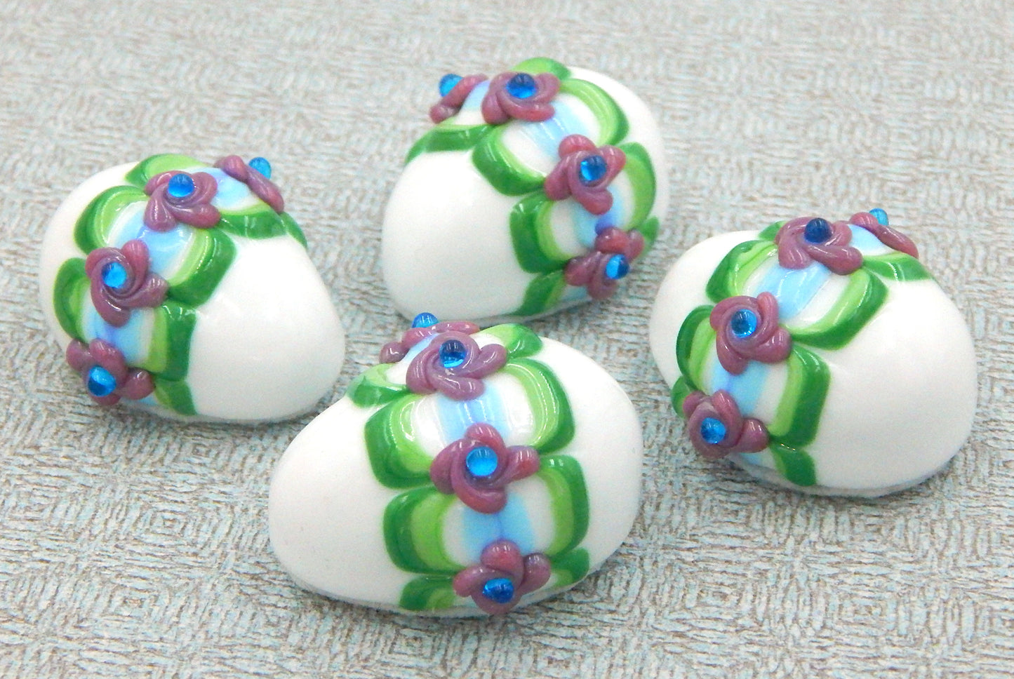 Chocolate Decorated Easter Egg with Flower Band (24-029+)