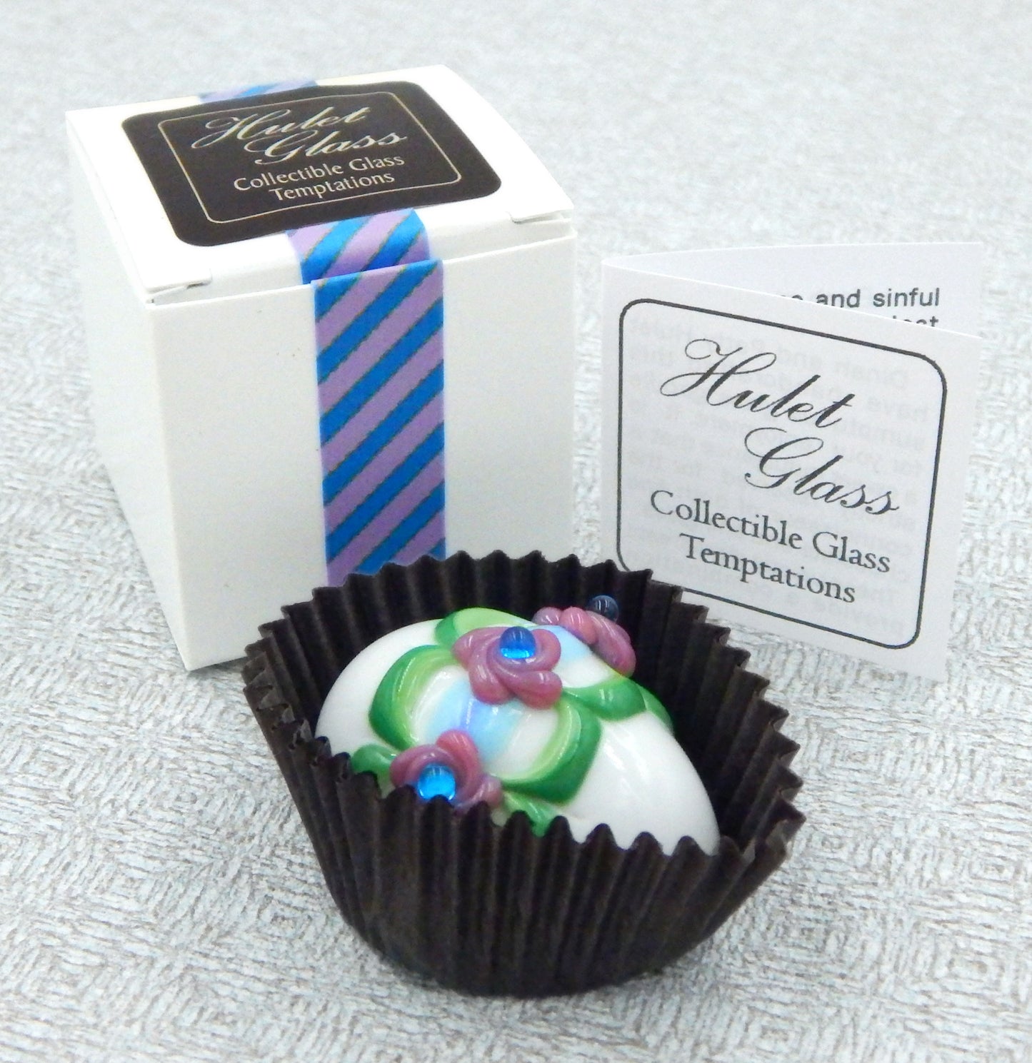 Chocolate Decorated Easter Egg with Flower Band (24-029+)