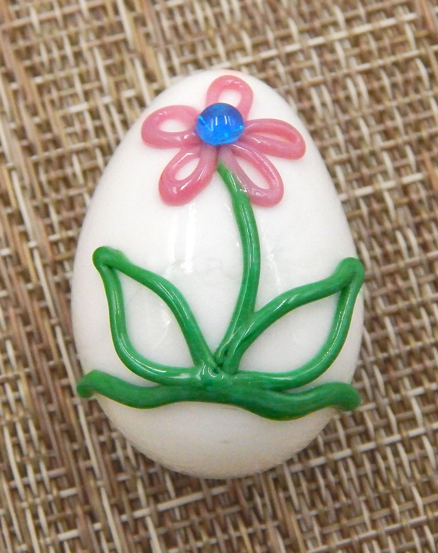 Decorated Easter Egg Chocolate with Flower (24-039+)