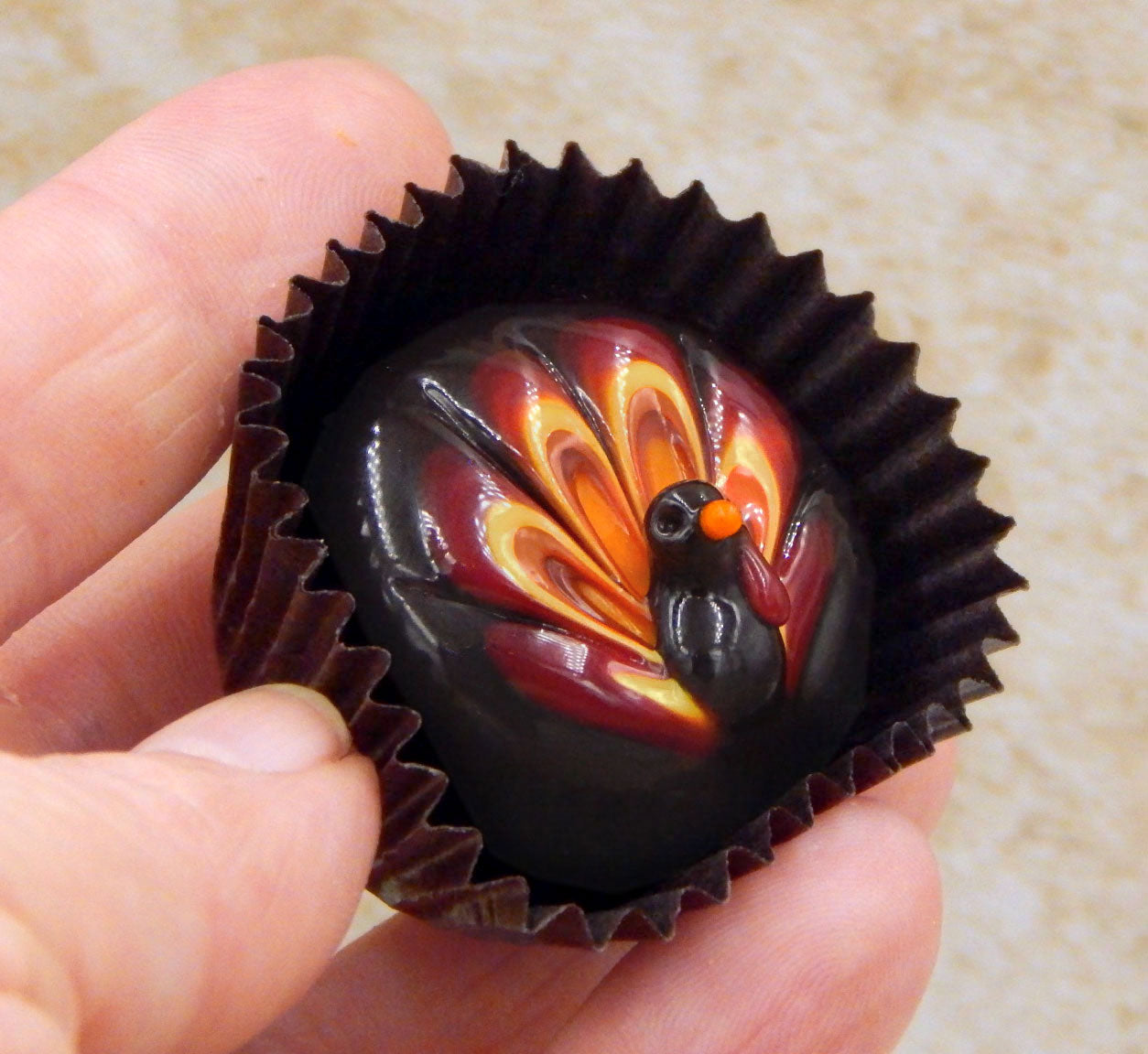 Chocolate Thanksgiving Turkey (25-301C)