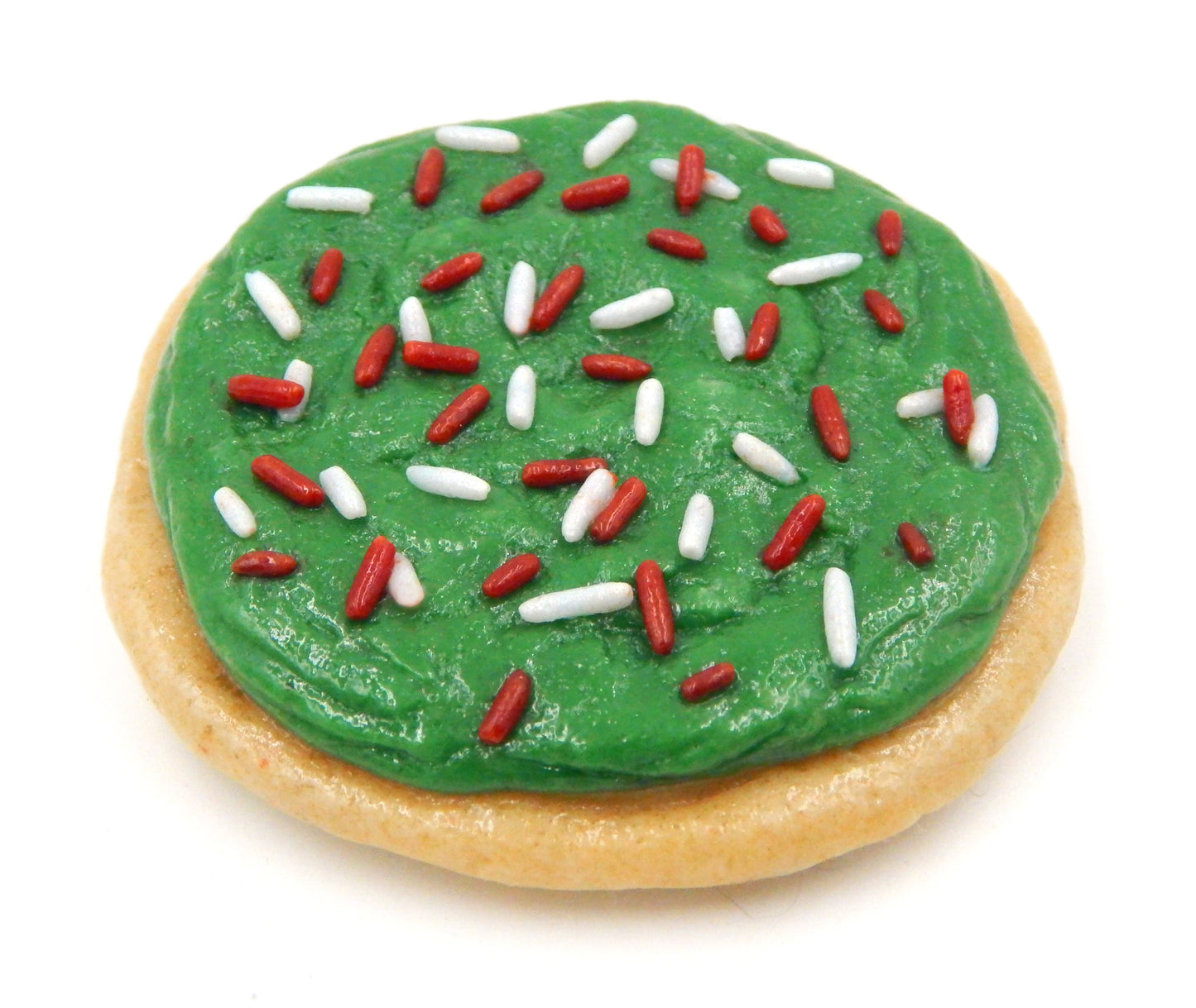 Christmas Glass Green Sugar Cookie with Sprinkles (76-213NHW)