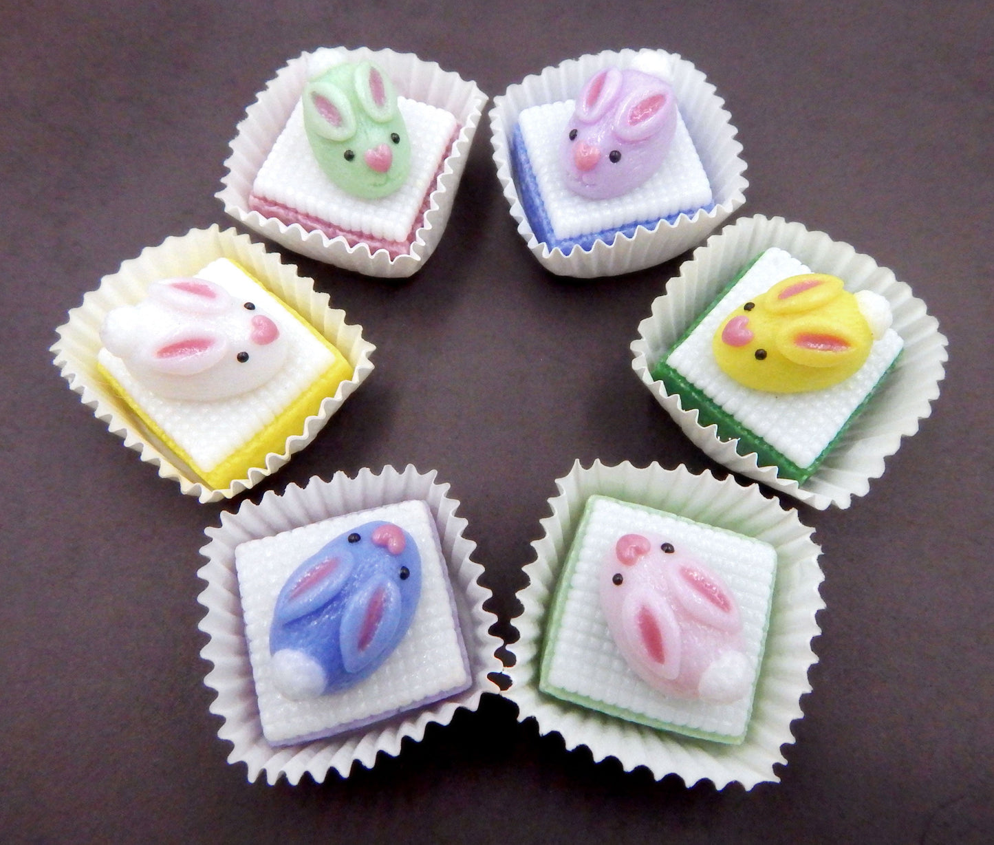 Bunny Rabbit on Petit Four (83-100+) - Assorted Colors