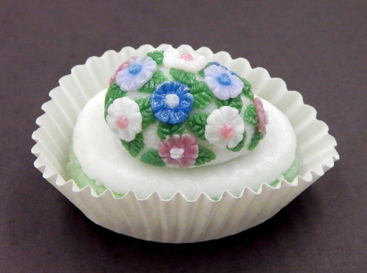 Easter Egg Petit Four with Flower Bouquet (84-103)