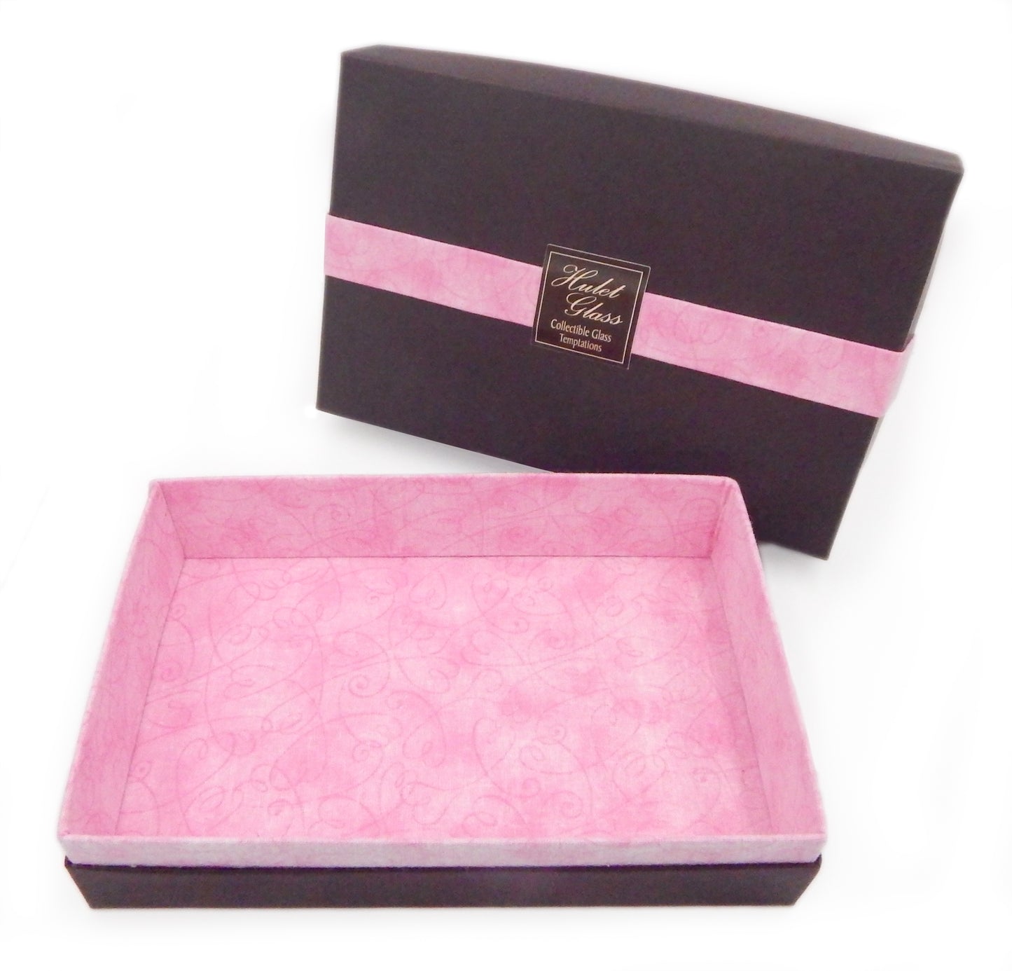 Empty Box for 18 to 20 Art Glass Chocolates - Pink (BxERP20)
