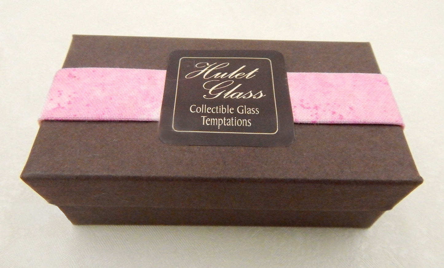 Empty Box for 2 Art Glass Chocolates - Pink (BxERP2)