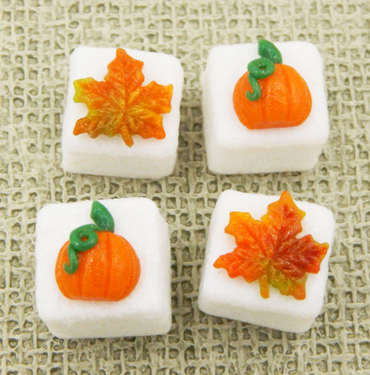 Fall Glass Sugar Cubes - Assorted Designs (SC16-100+)