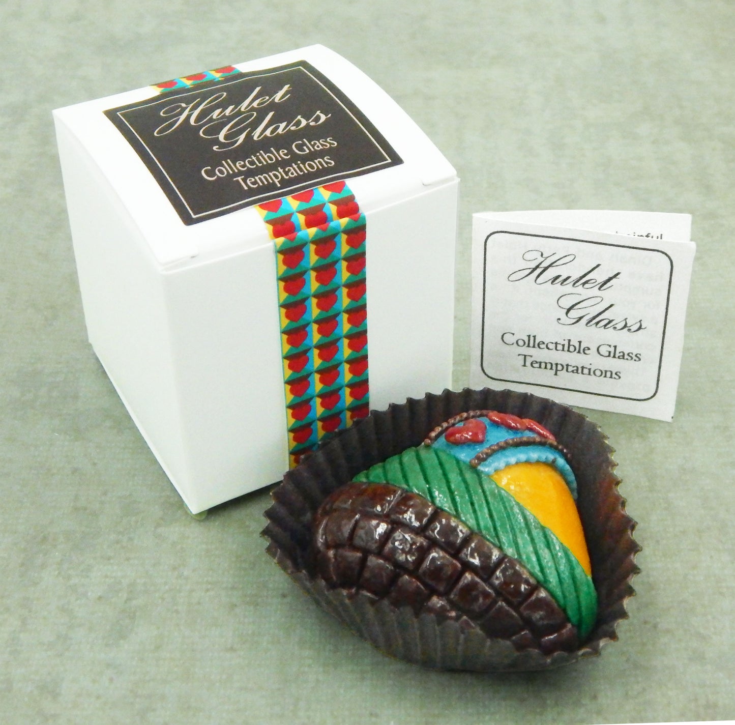 Glass Petit Four Heart (HRT11-OO3)