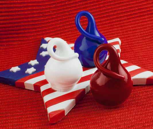 Patriotic Chocolate Drop, Red, White & Blue Colors (CD2+)