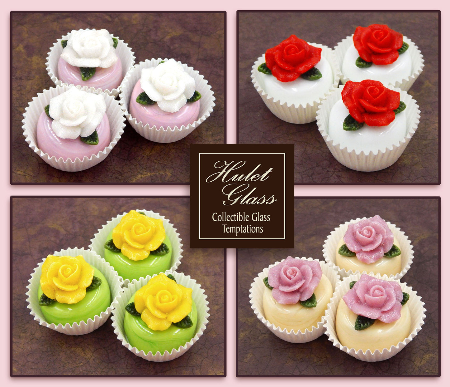 White Rose on Strawberry (81-122S)