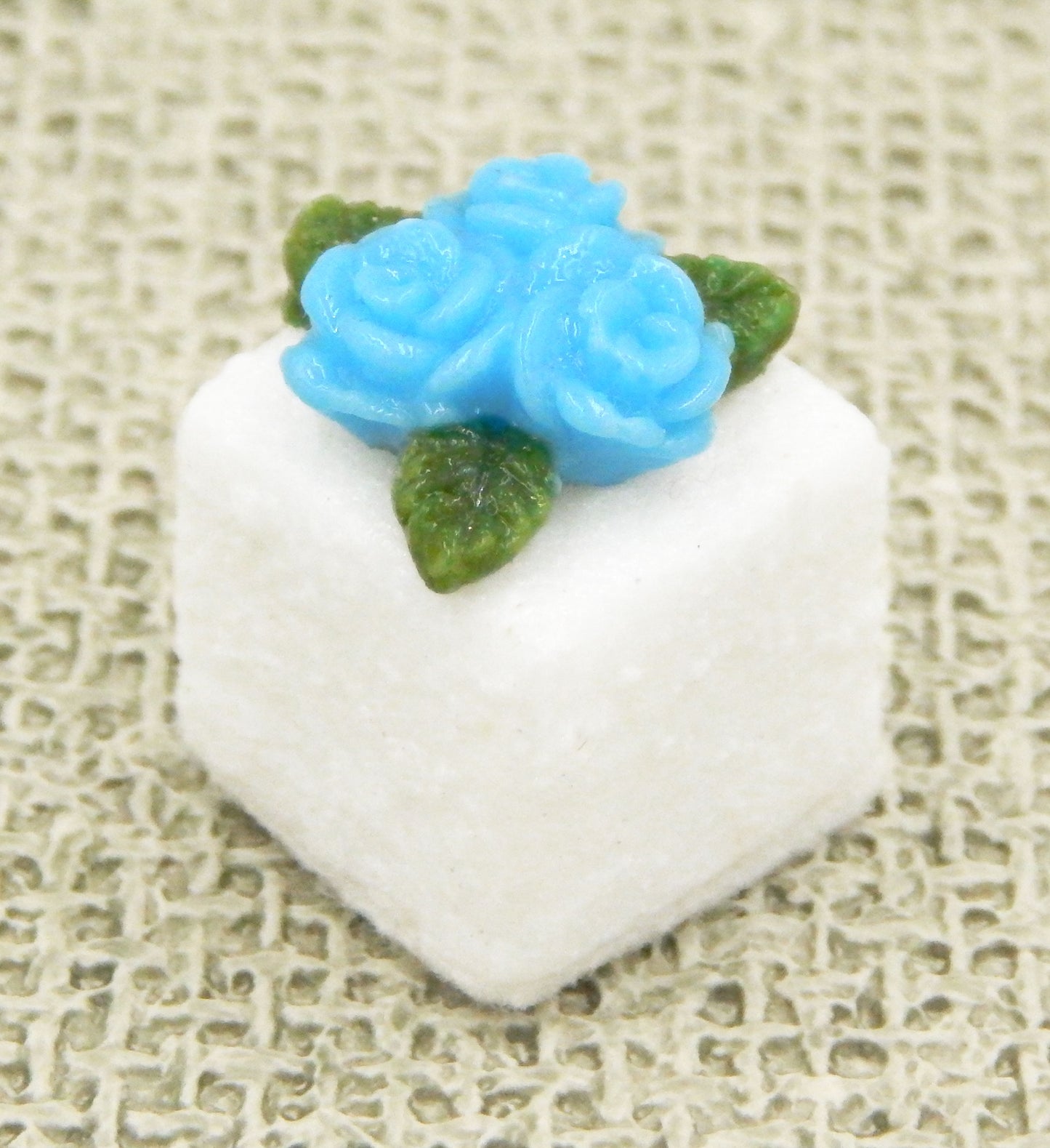 Rose Bouquet Glass Sugar Cubes - Assorted Colors (SC11-003+)