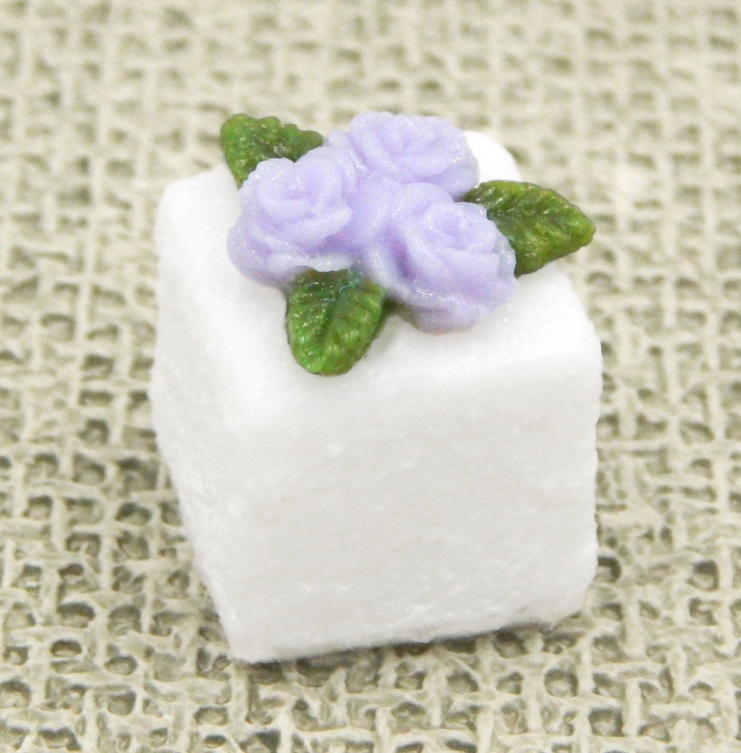 Rose Bouquet Glass Sugar Cubes - Assorted Colors (SC11-003+)