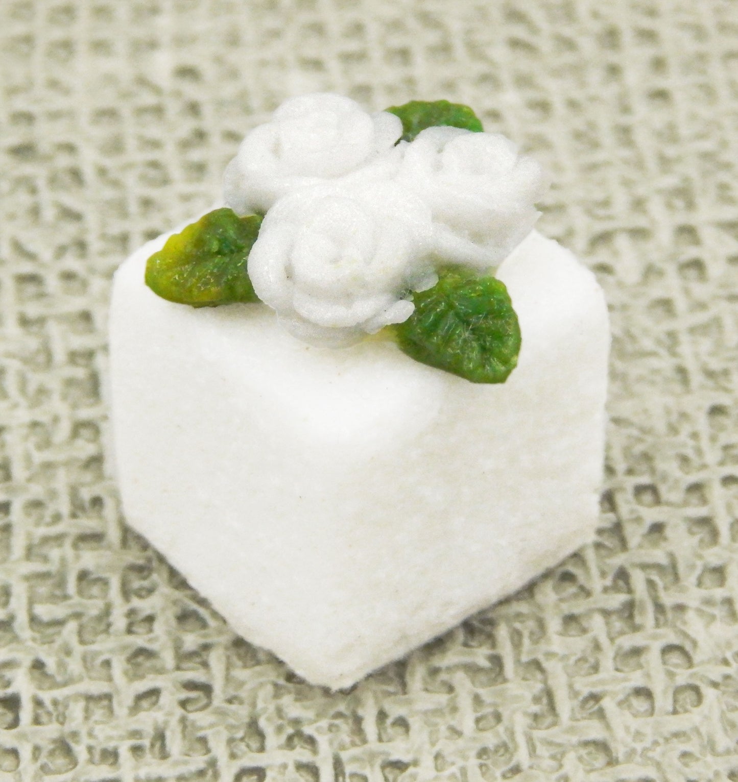 Rose Bouquet Glass Sugar Cubes - Assorted Colors (SC11-003+)