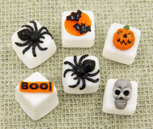 Halloween Glass Sugar Cubes - Assorted Designs (SC17-100+)