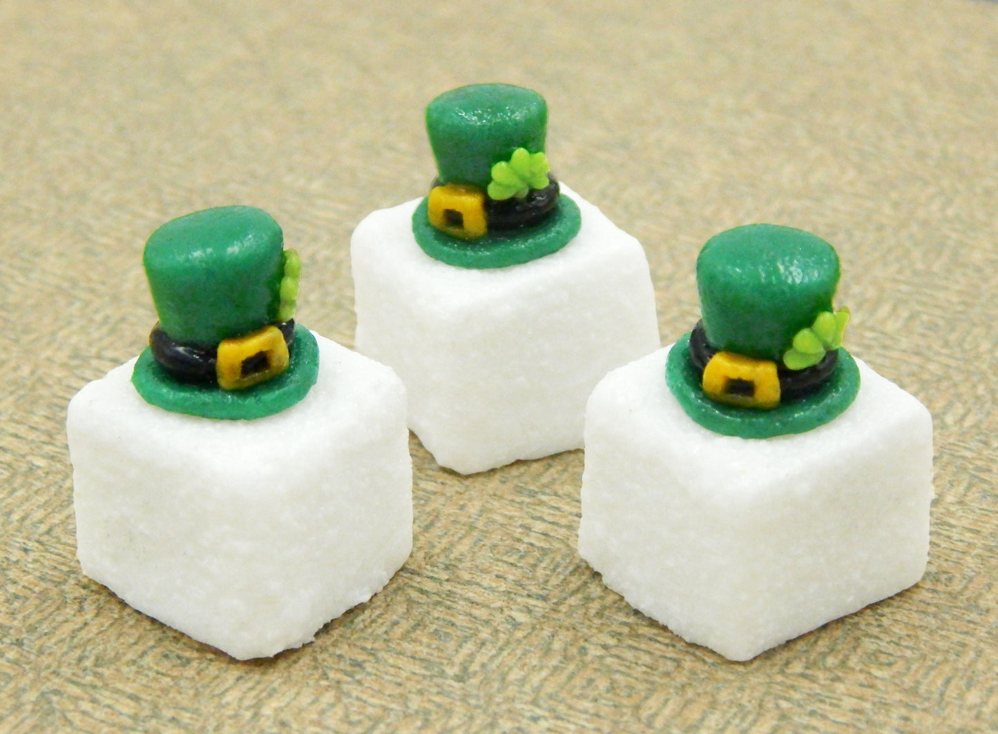 St. Patrick's Day Glass Sugar Cubes - Assorted Designs (SC19-100+)