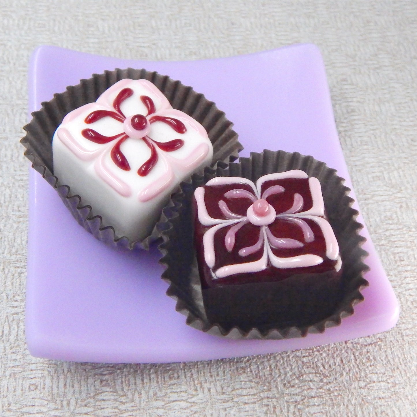 Chocolate Square Treats in Various Colors (18-060+)