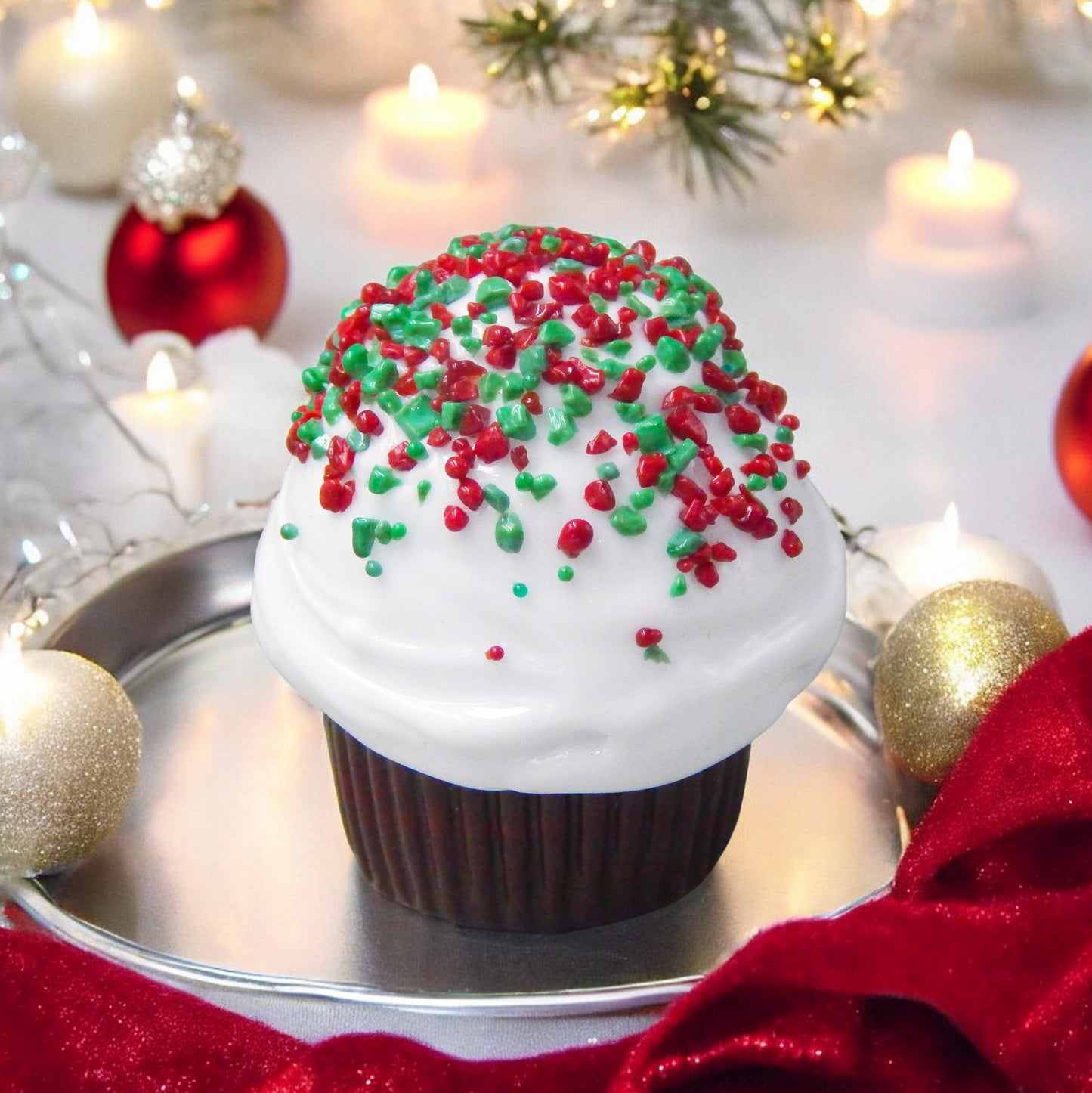 Christmas Sprinkles Mini Cupcake Truffle (27-126CWHN)