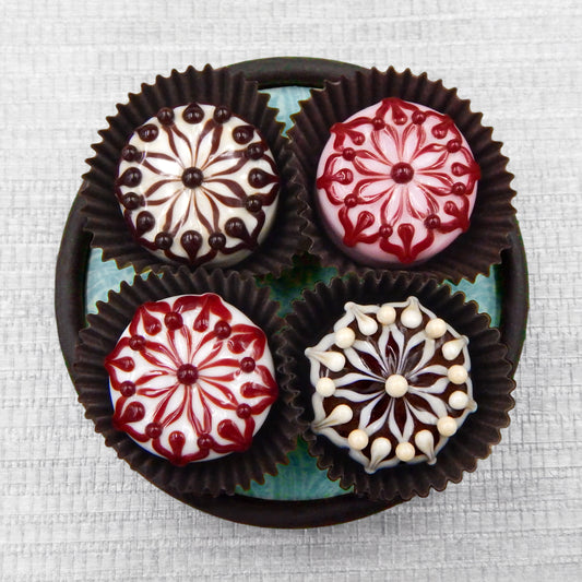 Art Glass Treats with Embellished Design #4 (18-134+)