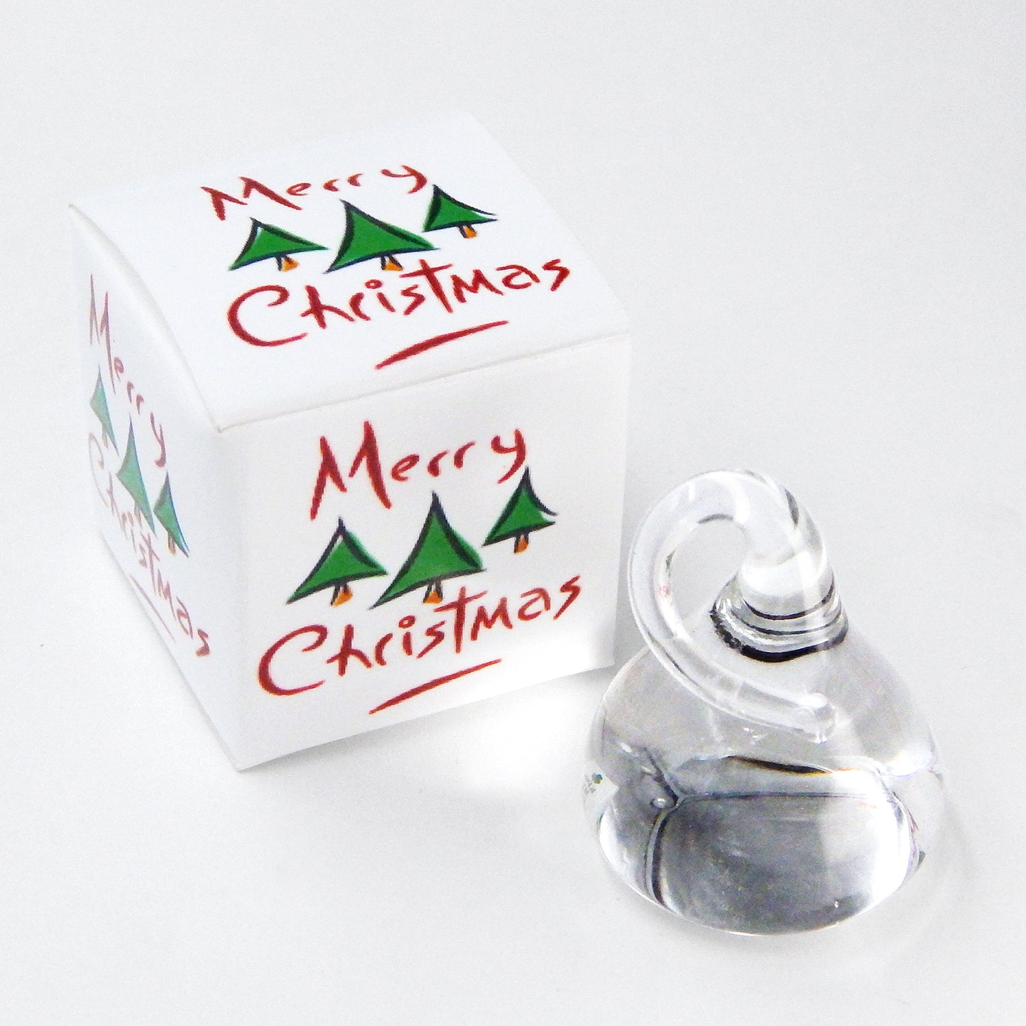 Holiday Gift Boxed Clear Glass Chocolate Drop (KBxH+)