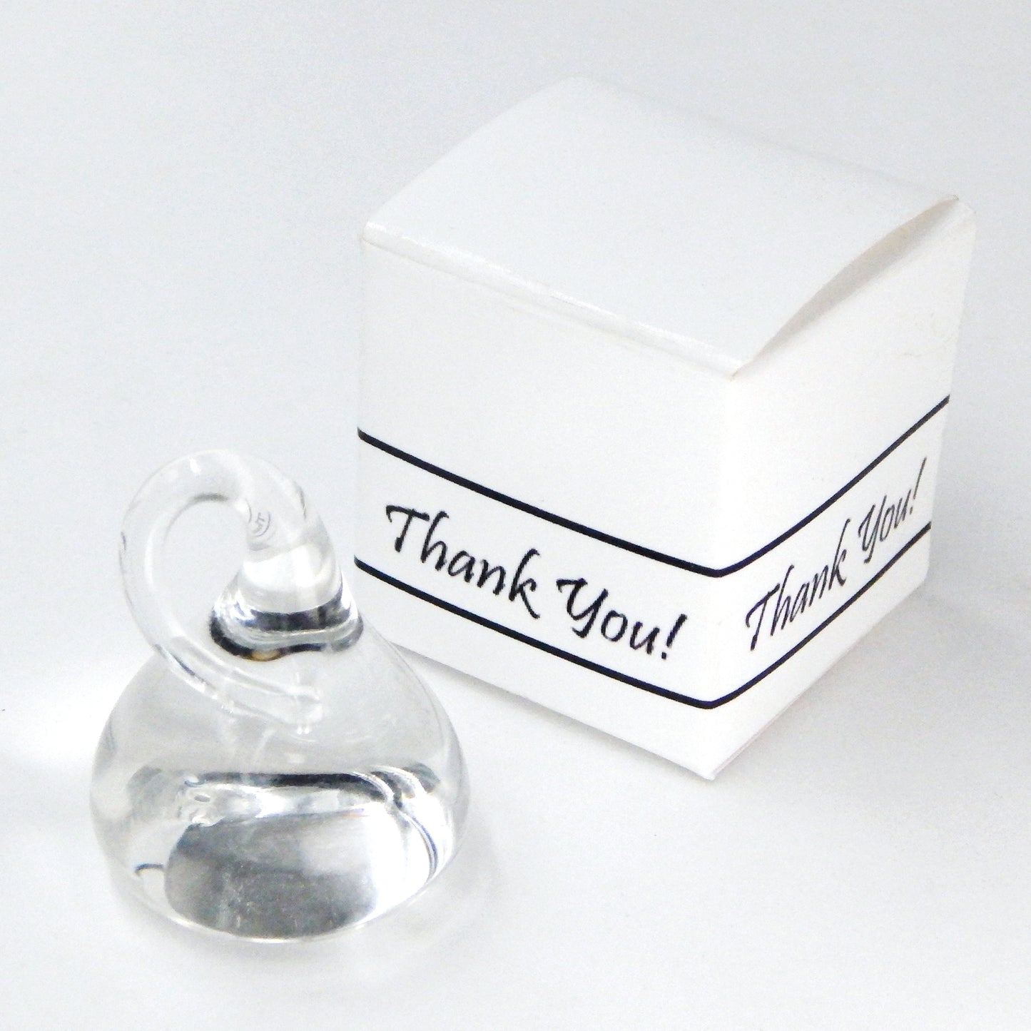 Gift Boxed Clear Glass Chocolate Drop (KBx+)