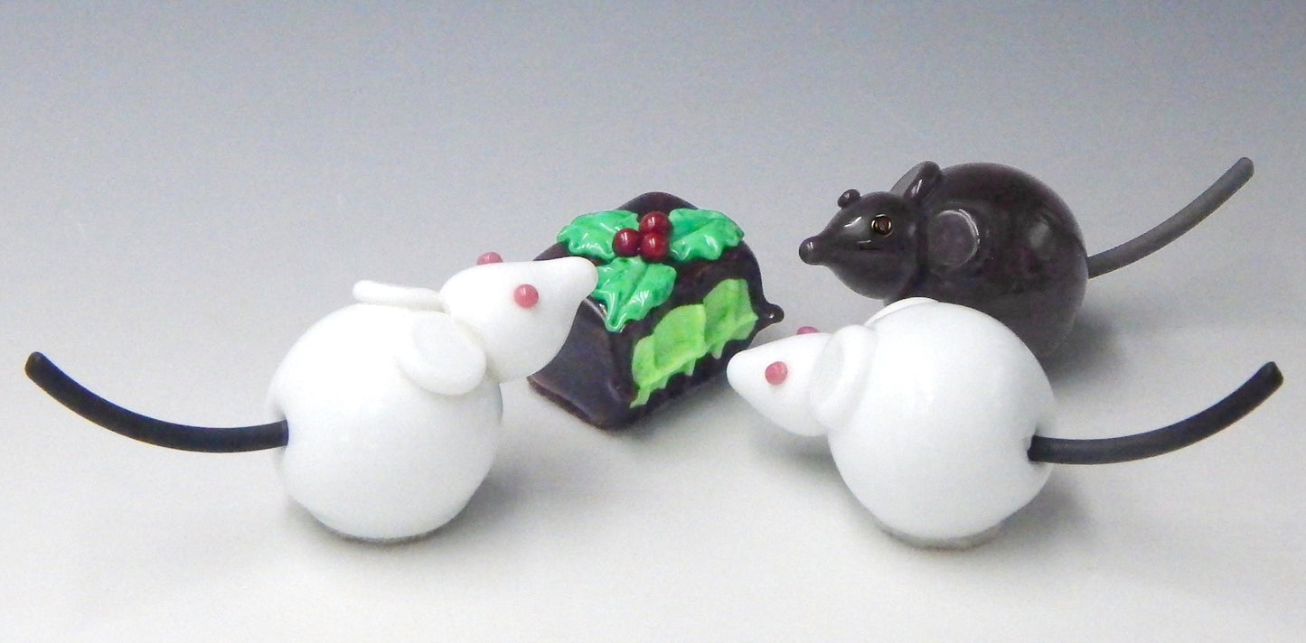 Art Glass Mice (22-092+)