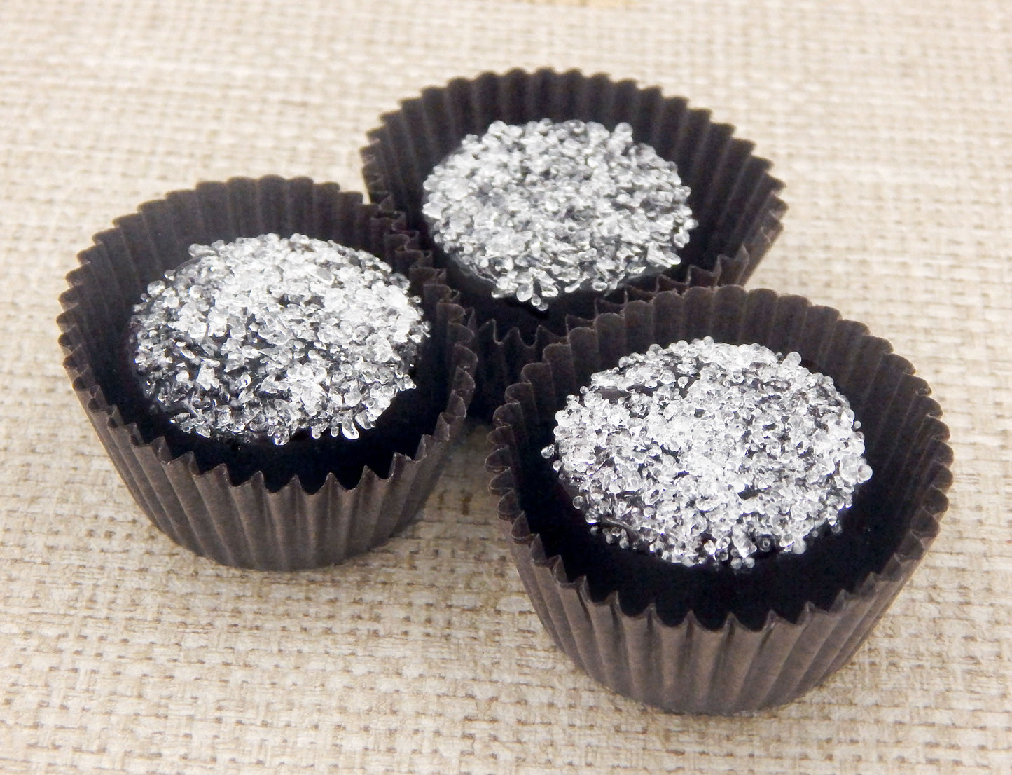 Glass Chocolate topped with Sugar Crystals (12-101C)