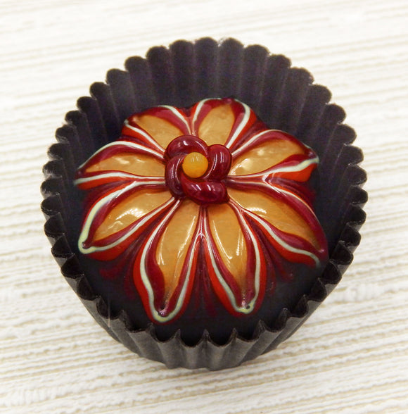 Chocolate Handmade Autumn Aster Treat (15-051CG)