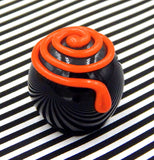 Black Licorice Treat with Orange Spiral (16-047KO)