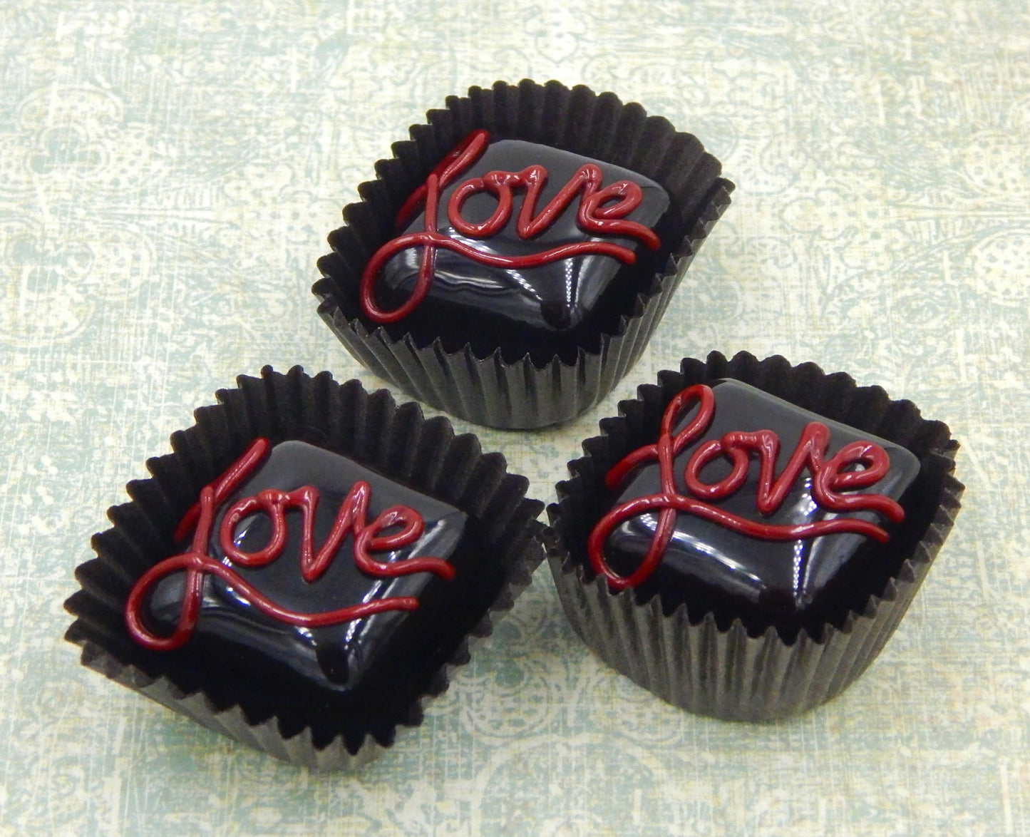 Chocolate & Cherry Red "Love" Treat (17-012CH)