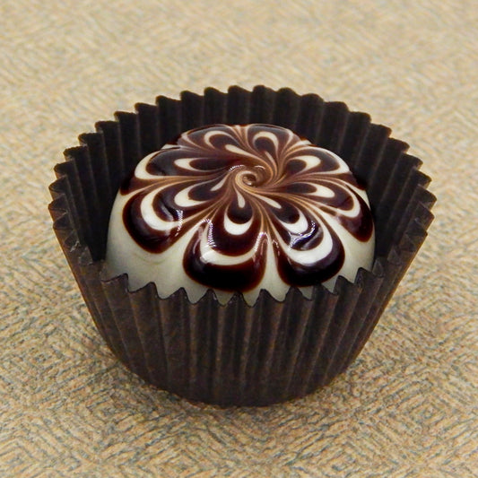 Vanilla Treat with Chocolate Design (18-021VC)