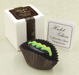 Chocolate with Mint & Pistachio Fern Design (18-049CMP)