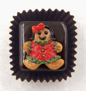 Christmas Gingerbread Girl Chocolate (22-065C)