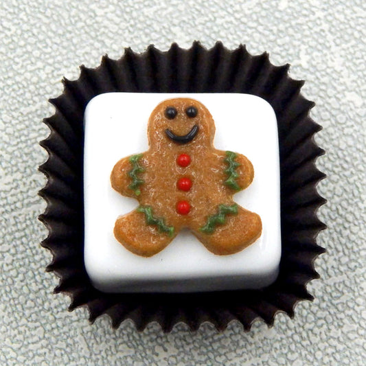 Christmas Gingerbread Boy White Chocolate (22-066W)