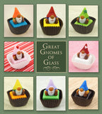 Valentine Gnome with Red Hat Petit Four (22-302W)